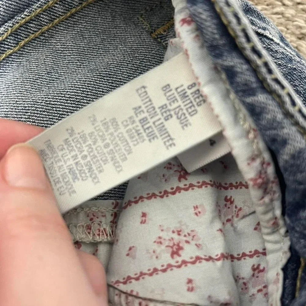 y2k 2000s American Eagle lowrise blue bootcut jeans - Picture 3 of 7